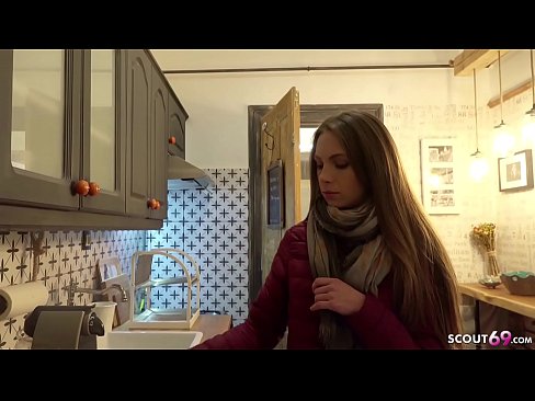 German Scout - жесткий анальный секс для стройной тинки на кастинге